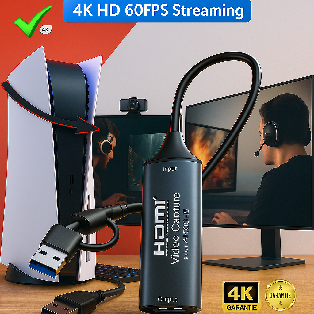 🎥🔥 Capteur HDMI Video 4K HD – ⚡ USB 3.1/Type-C| 🎮 Streaming Pro PS4/PS5/Xbox/PC 🚀 - Image 4
